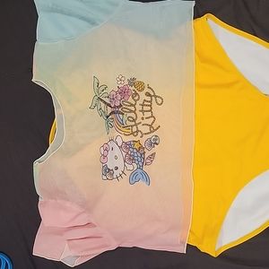 One Piece Bathing Suit Hello Kitty